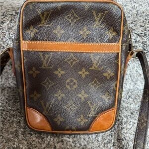 Louis Vuitton Monogram Brown and Tan Messenger Bag